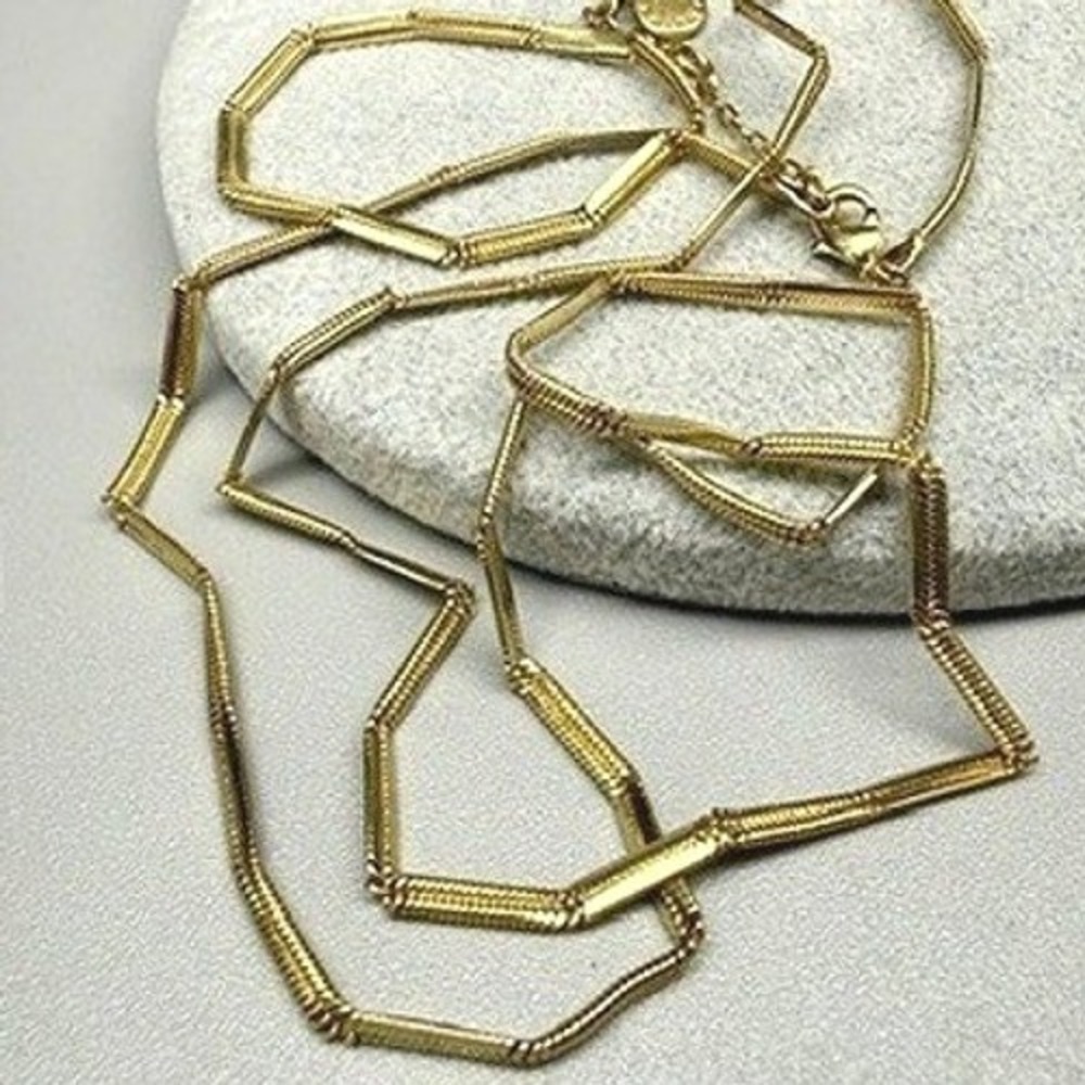 Vince Camuto Gold Tone Chain Necklace 32"